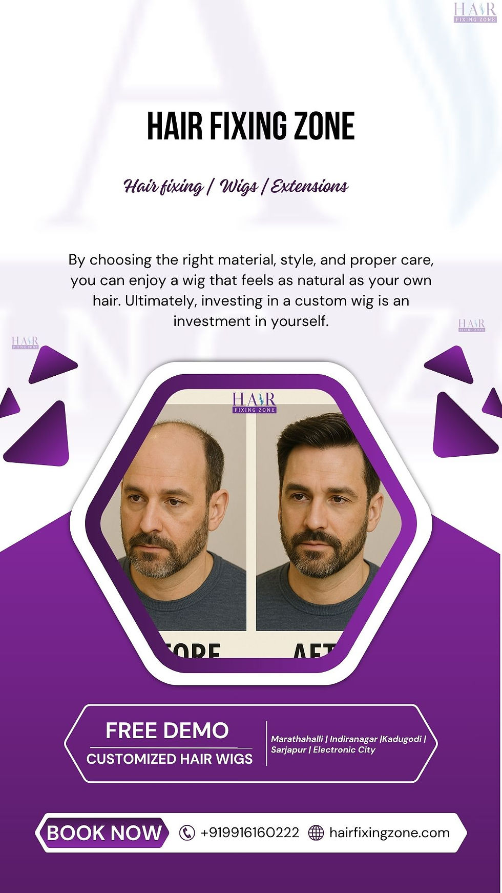 “Before & After Magic: See the Power of Hair Wig Fixing”