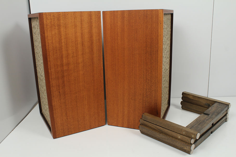 Thumbnail: Acoustic Research AR-2a Speakers with Wood Stands.  Available at Electric City Repair Denver Colorado