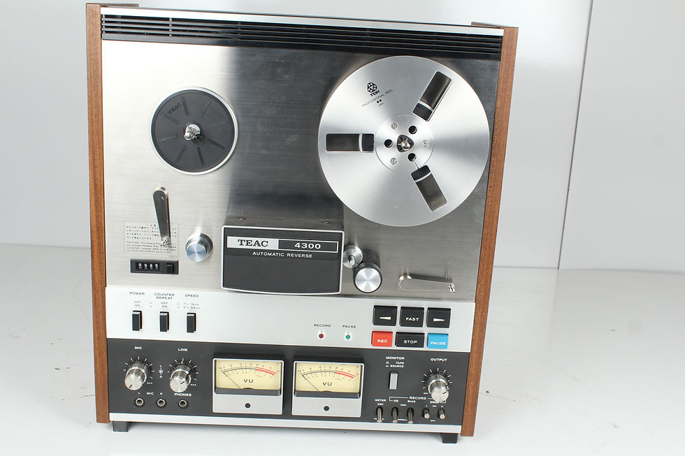 TEAC A-4300SX Stereo Reel to Reel Tape Recorder. Available at Electric City Repair Denver Colorado