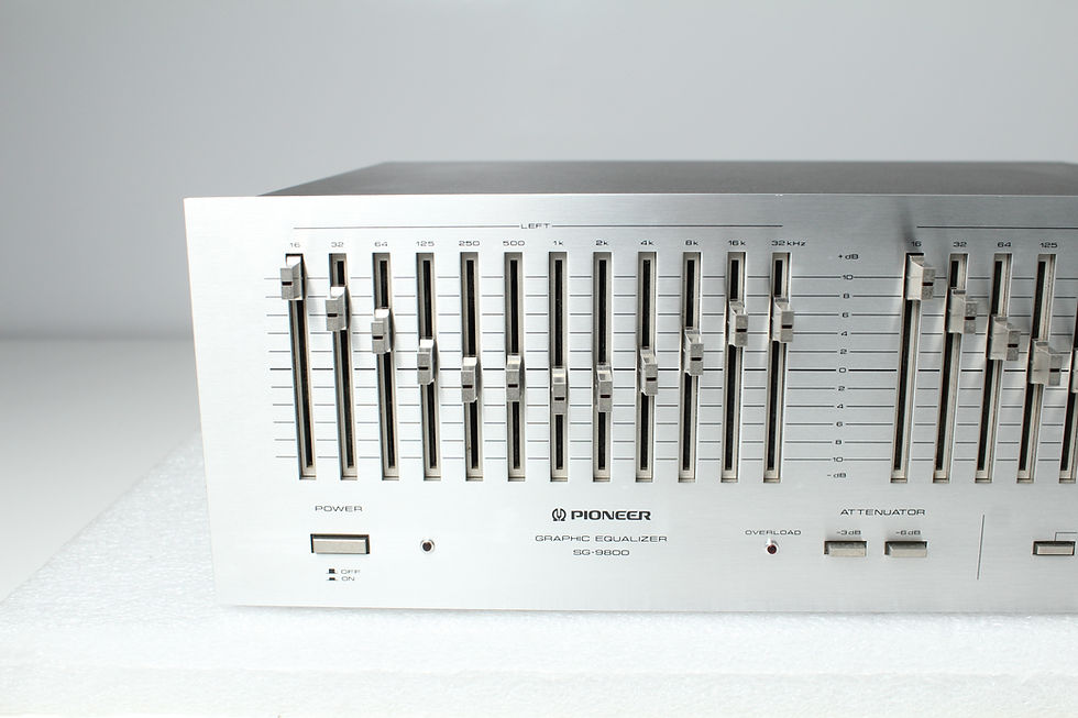 Thumbnail: Pioneer SG-9800  2 channel, stereo, 12 element graphic equalizer with tape monitor.Available at Electric City Denver Colorado