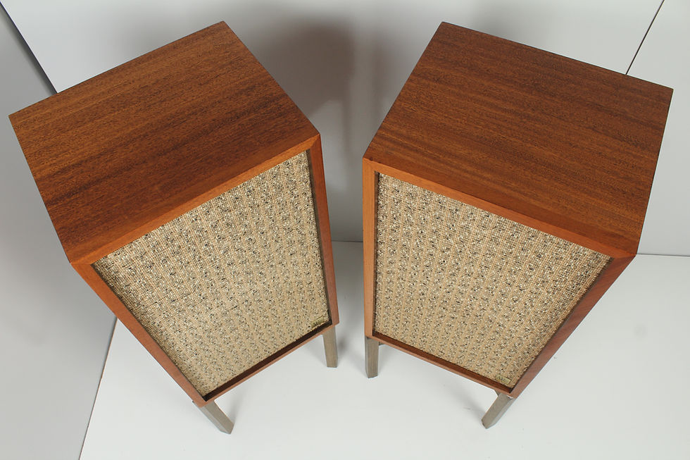 Thumbnail: Acoustic Research AR-2a Speakers with Wood Stands.  Available at Electric City Repair Denver Colorado