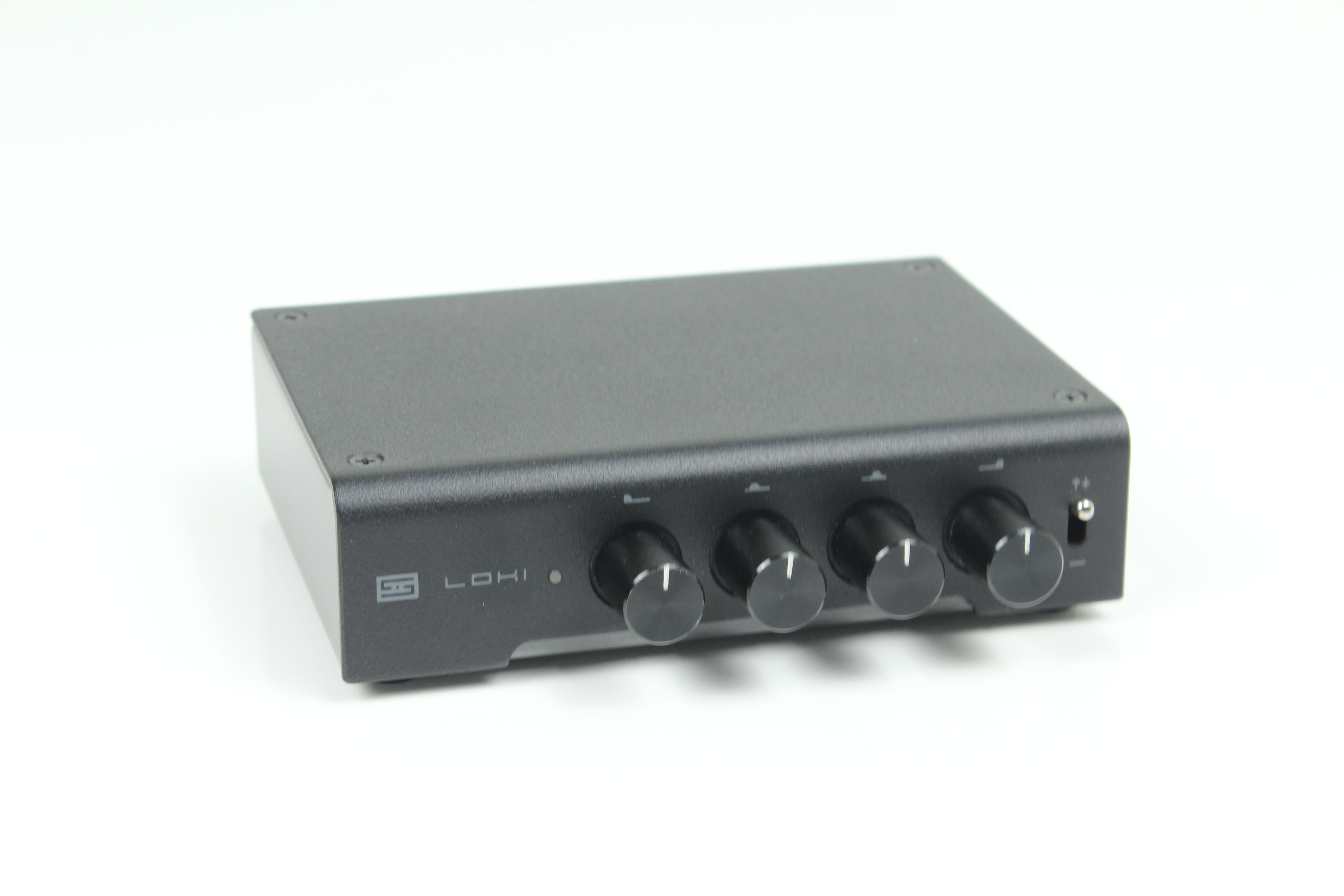 Front View. Schiit Loki Mini + Equalizer. Available for shipping or at Electric City Repair near Denver, Colorado