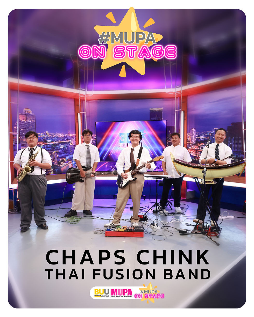 #MUPAOnStage🌟 วง CHAPS CHINK 🎵 THAI FUSION BAND รวมทีมศิษย์ปัจจุบันและศิษย์เก่า โชว์เพลง "คุณ" ที่รายการ "360 องศา NEW SHOW" โดย สถานีรักโลก EarthStation