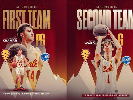 Sebastian Kramar and Gavin Ward receive All-Region Honors