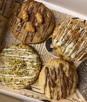 plateau box cookies biscuits moelleux délicieux chocolat gourmands