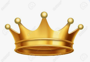 Decorative Gold crown icon