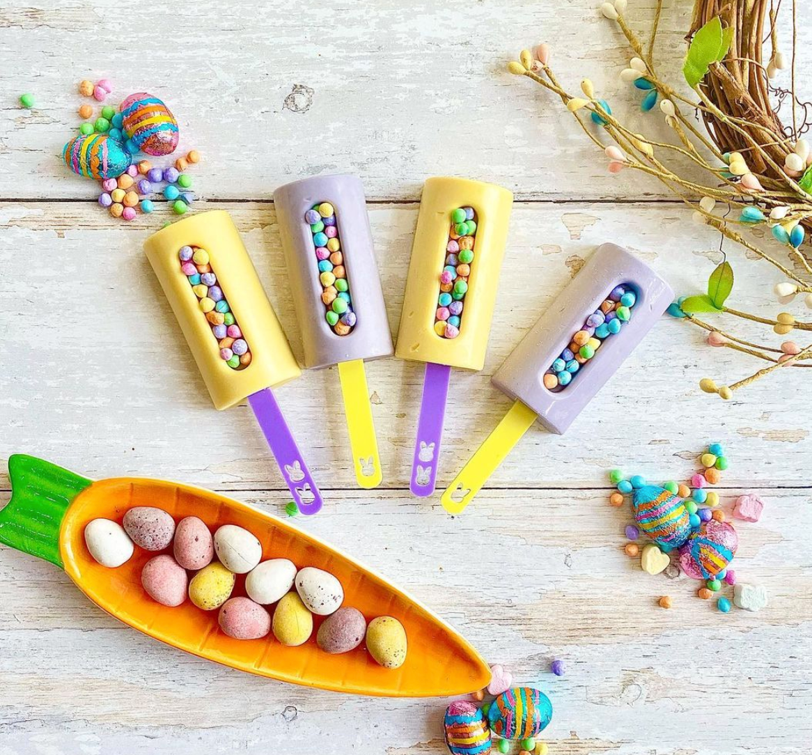 Bunny 2 Cut Outs Cakesicle Stick