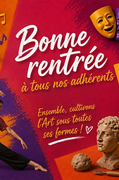 Bonne rentrée à tous nos adhérents