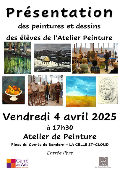 PEINTURES ET DESSINS DE NOS ELEVES DANS NOTRE ATELIER DE PEINTURE