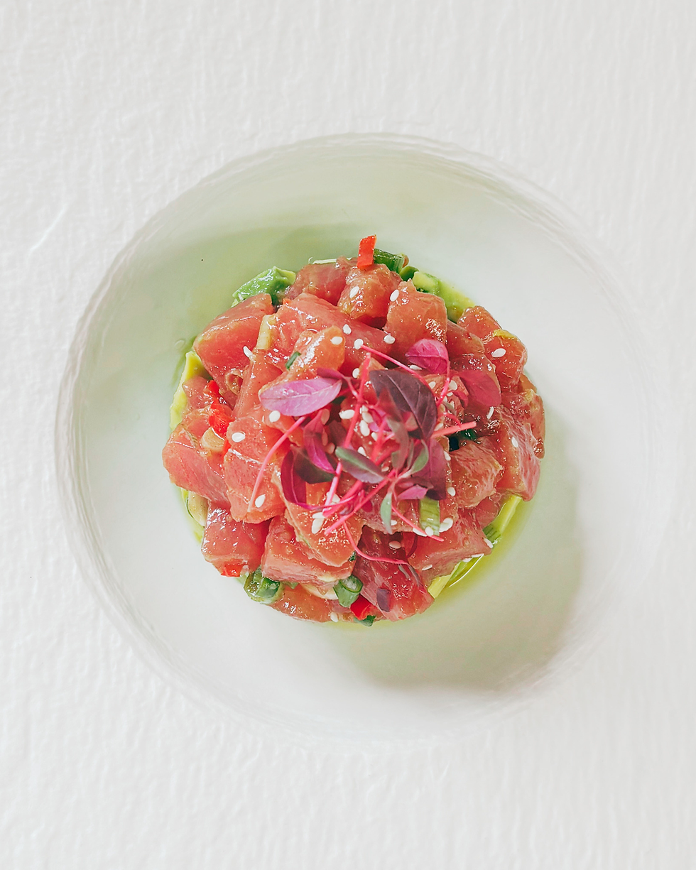 Tuna Loin Tartar, Avocado, Chilli, Lime, Sesame