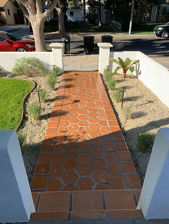 Before and after comparison of a beautifully remodeled home exterior