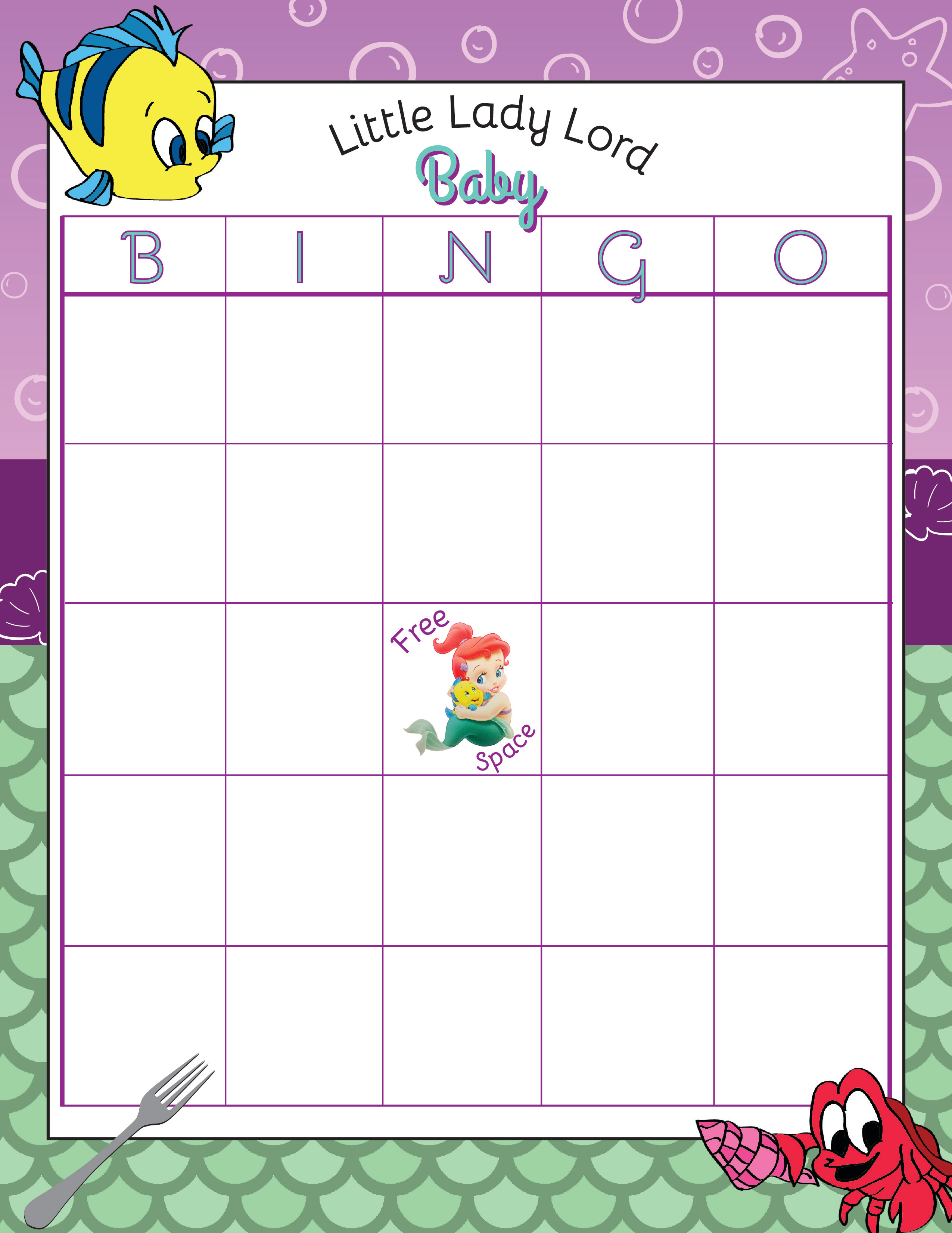 Baby Shower Bingo