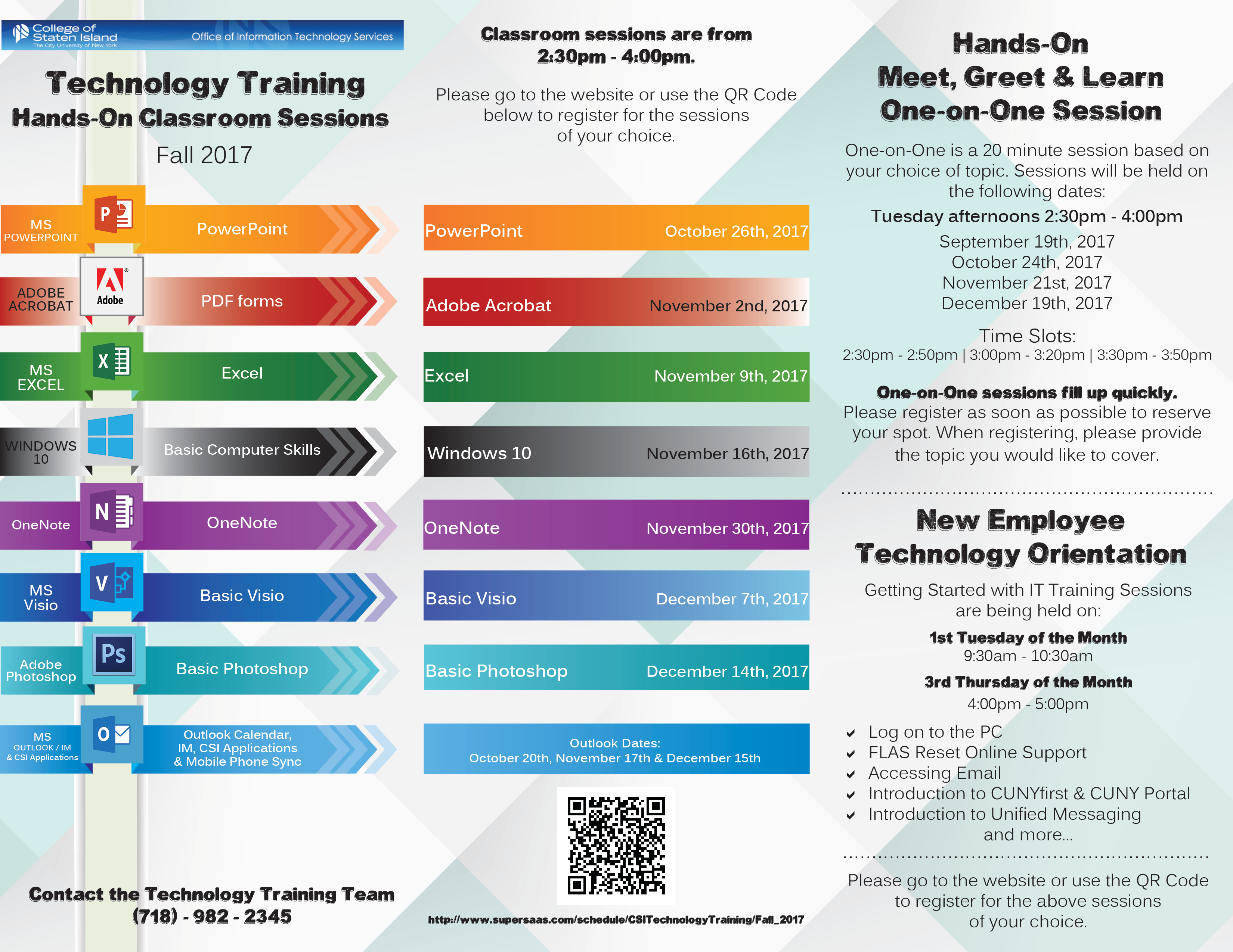 Technology Training Brochure