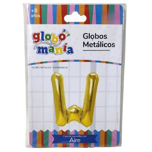 Miniatura: Globo letras doradas O a Z para cotillon