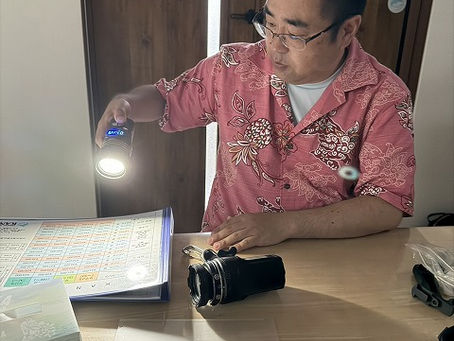 ライト選びは慎重に、