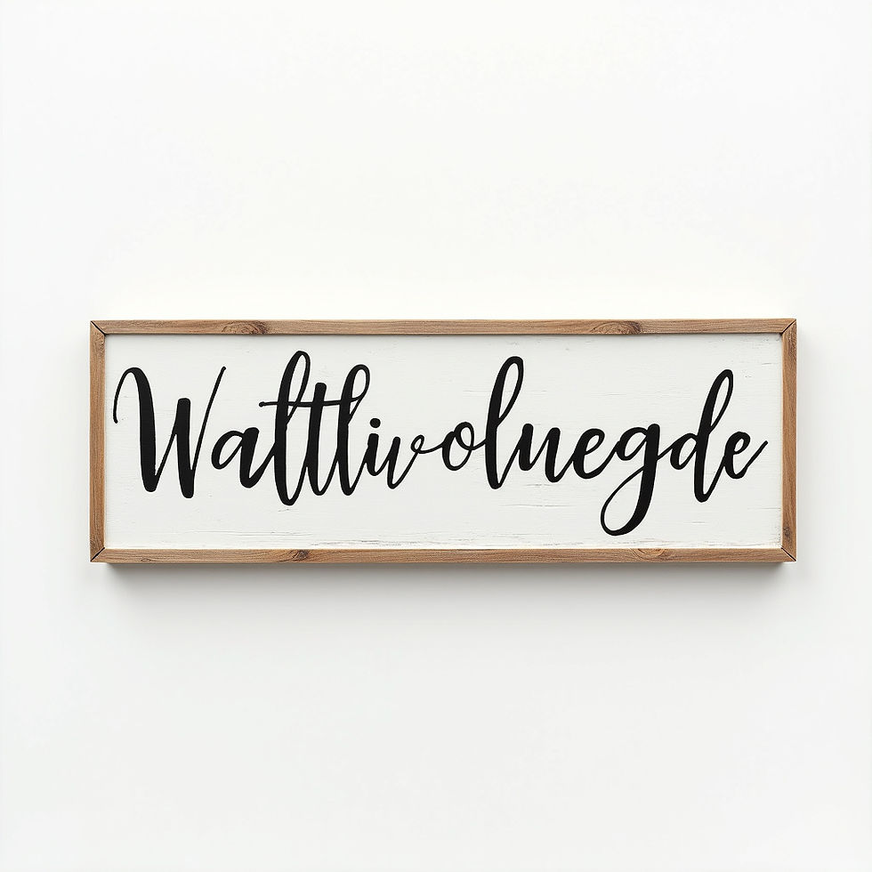 Rustic Wood Sign