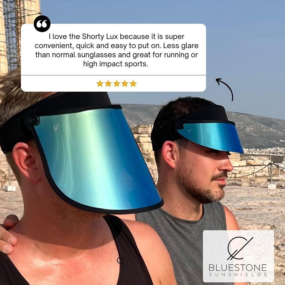 Short Lux Face Visor by BlueStone Sunshields