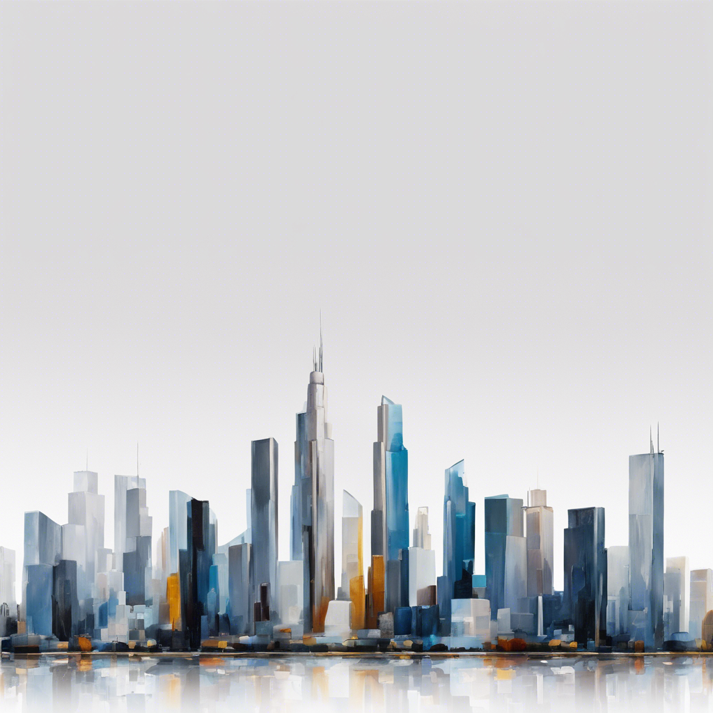 Modern Cityscape Oil Painting