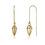 Thumbnail: DISTANT JOURNEYS Hollow Drop Chain Earrings, a unique chic look. The earrings were made to wear for a lifetime.