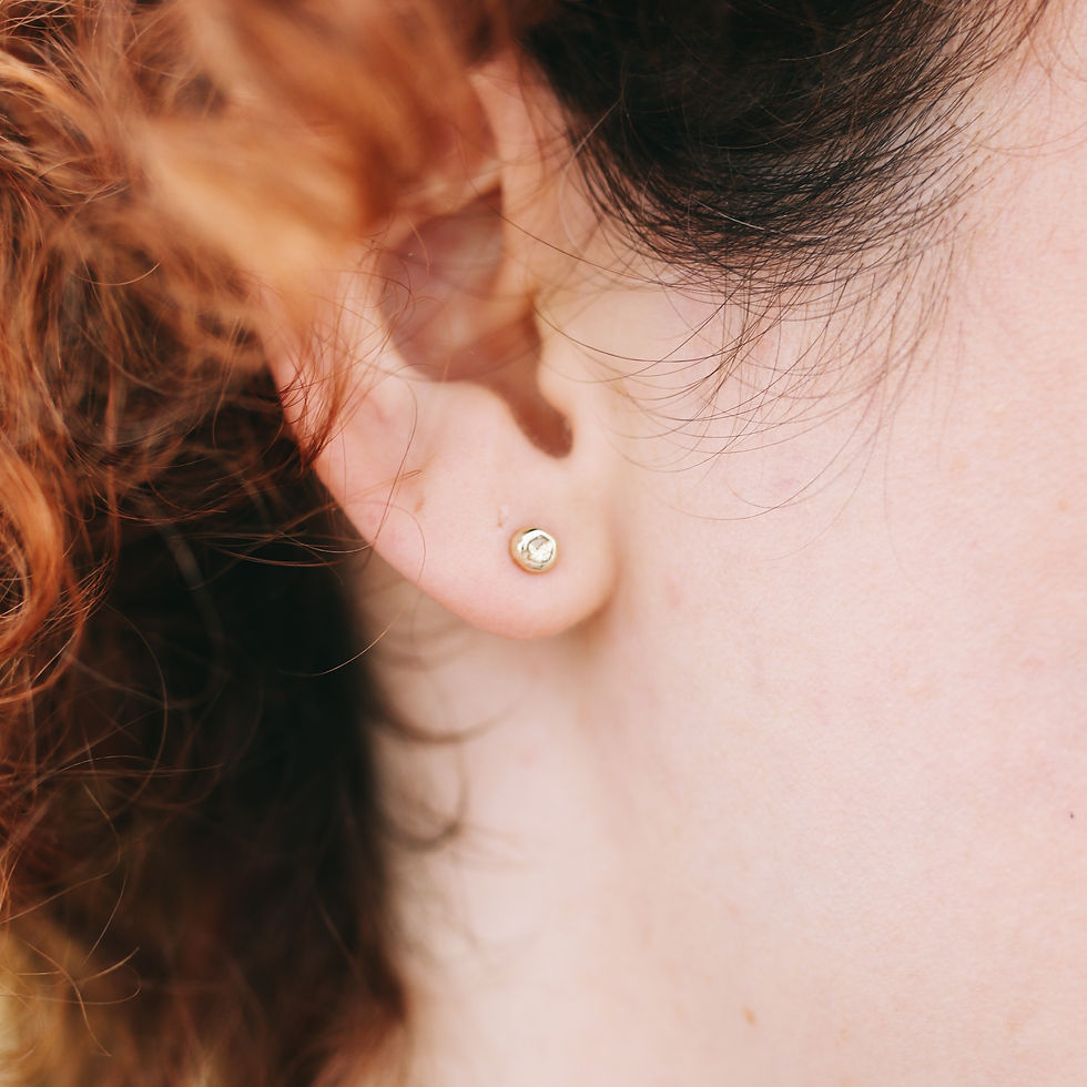 Small Dot Stud Earrings stud earrings are handmade especialy for you.