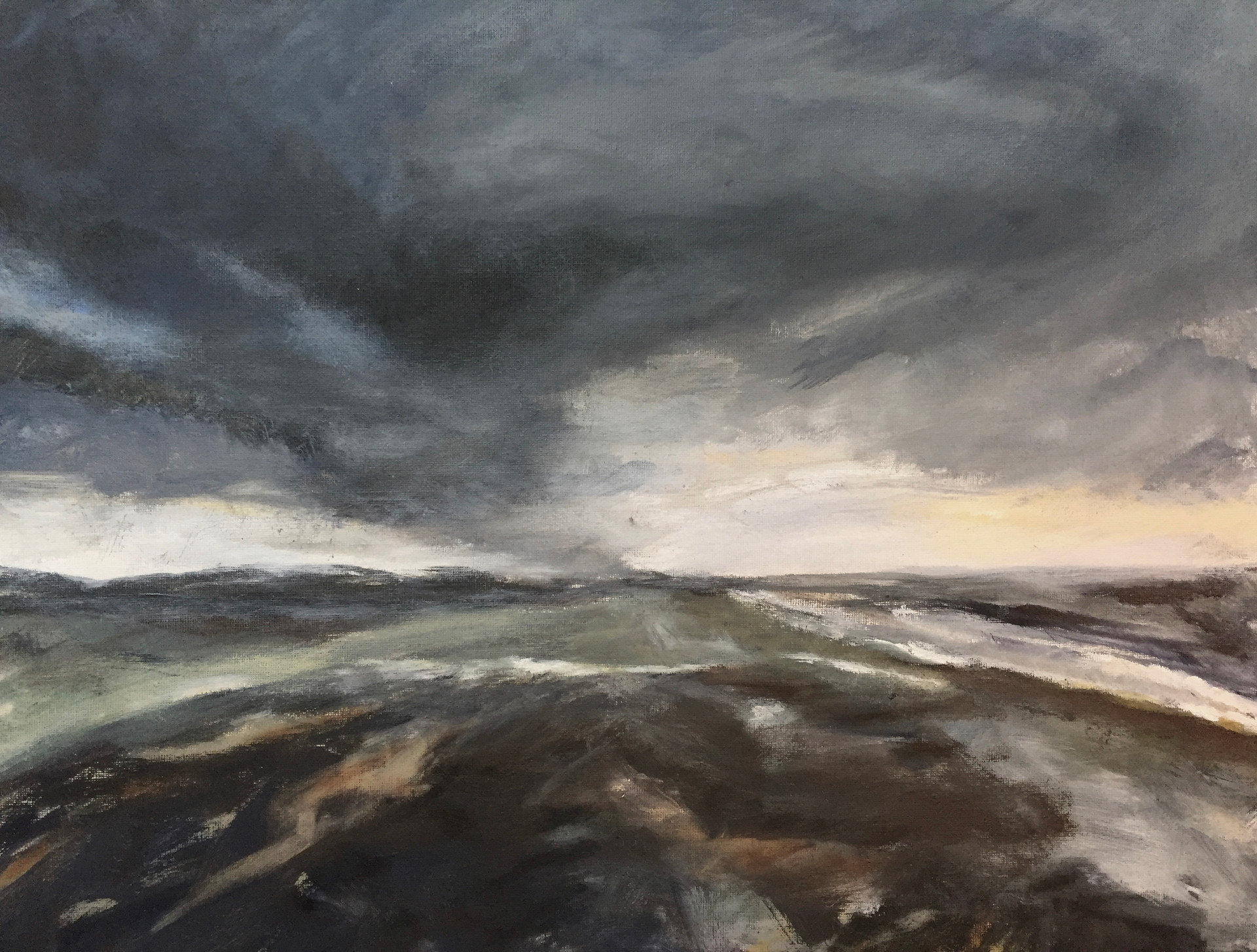 Renesse 6 | olieverf op board | 50x40