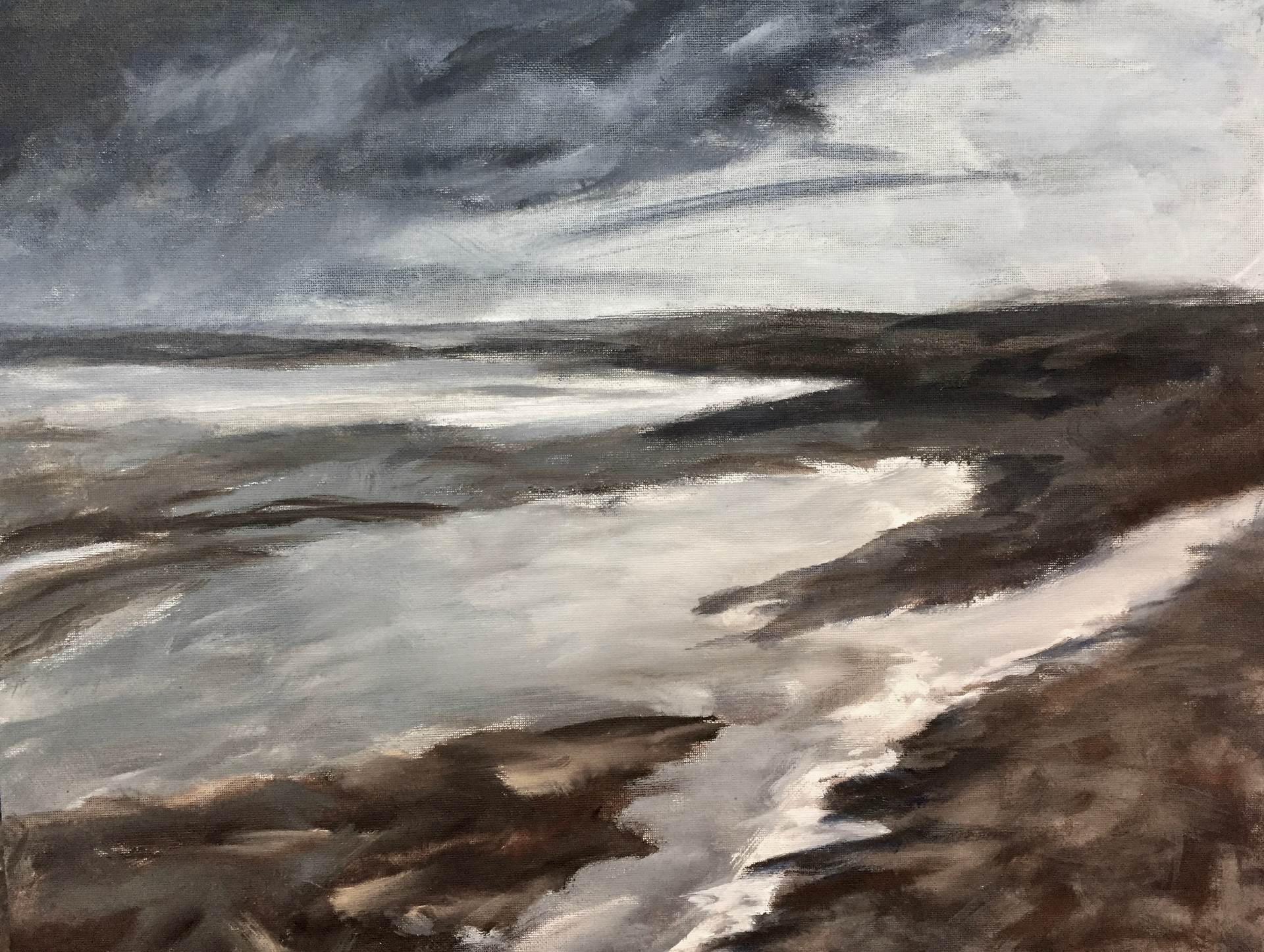 Renesse 7 | olieverf op board | 50x40