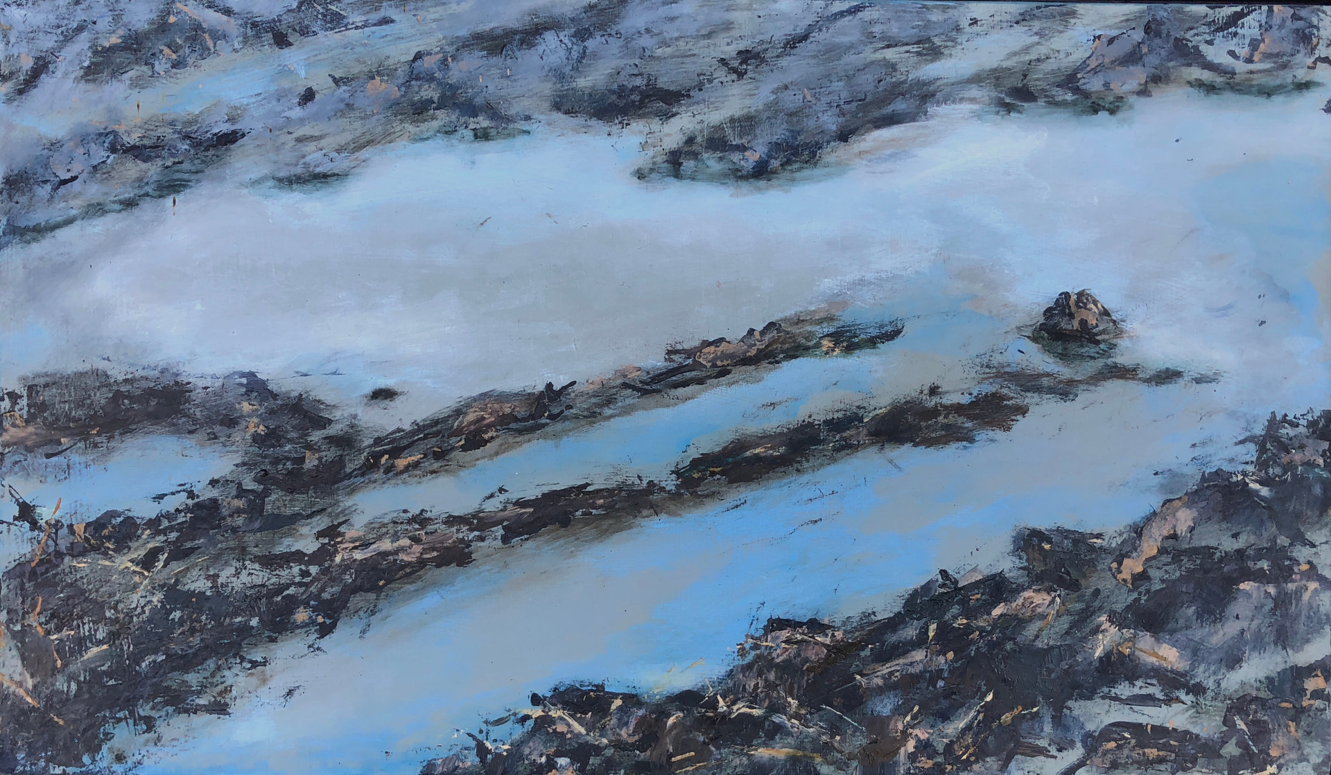 Klaai 2 | olieverf op paneel | 38x23