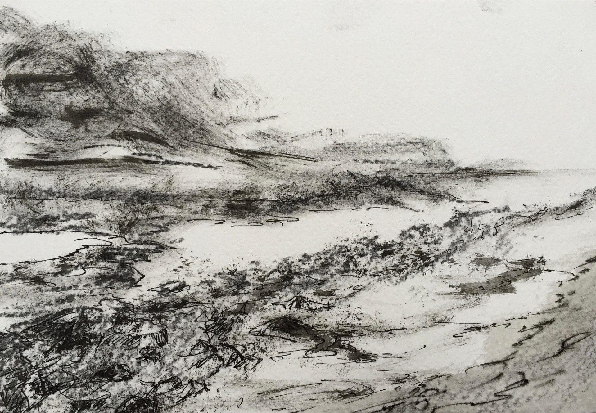 Bretagne 1 | inkt op papier | 18x12