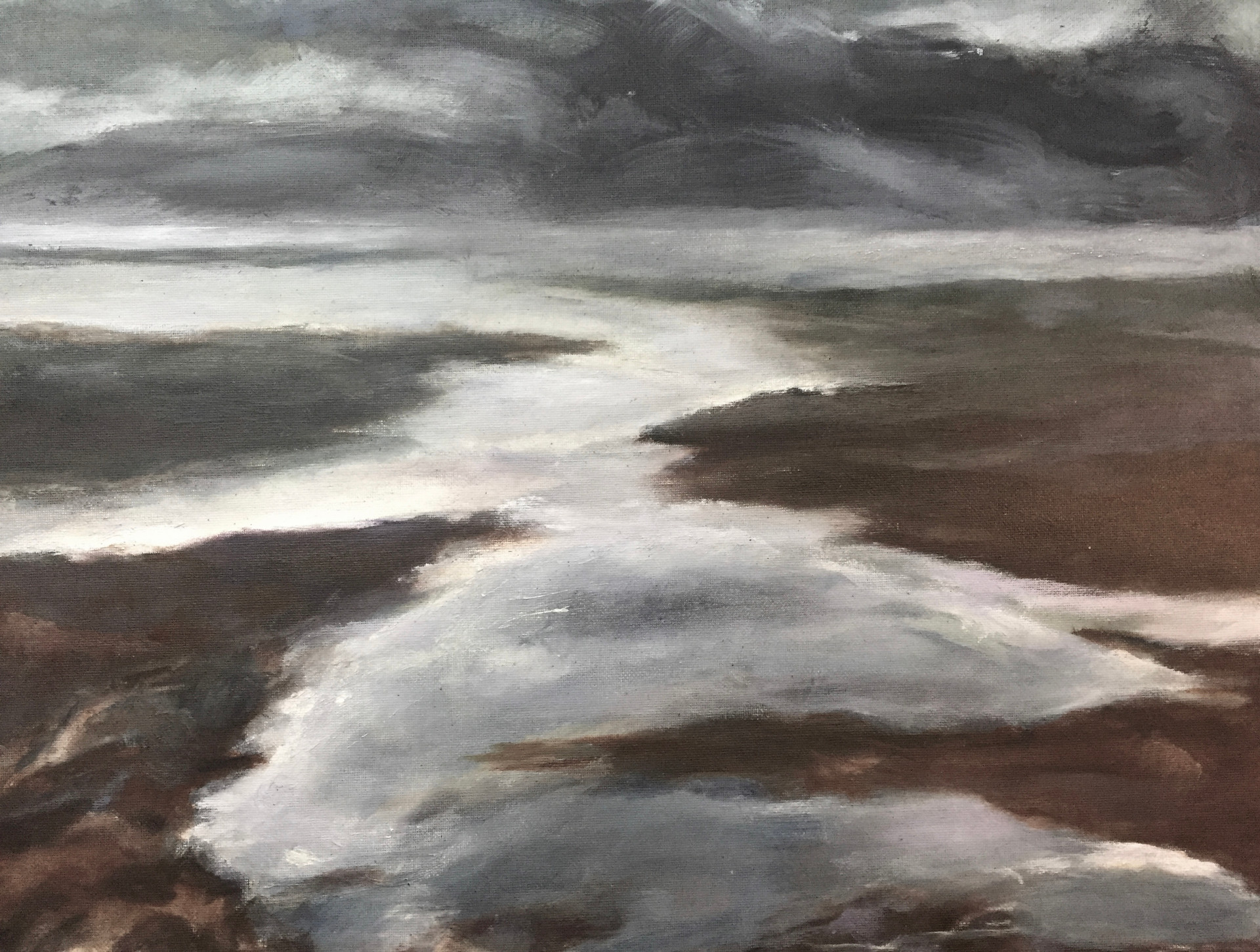 Renesse 5 | olieverf op board | 50x40