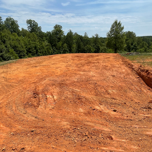 newly made building pad