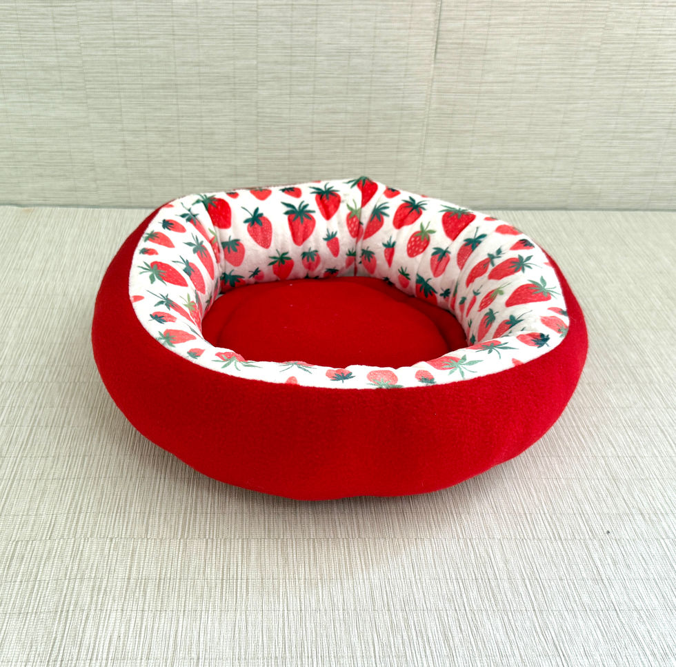 panier rond réversible pour cochon d inde