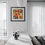 Thumbnail: From Marks to Meaning IV... an original abstract by Louise Brook, exploring symbols. Presented in a modern kitchen view.