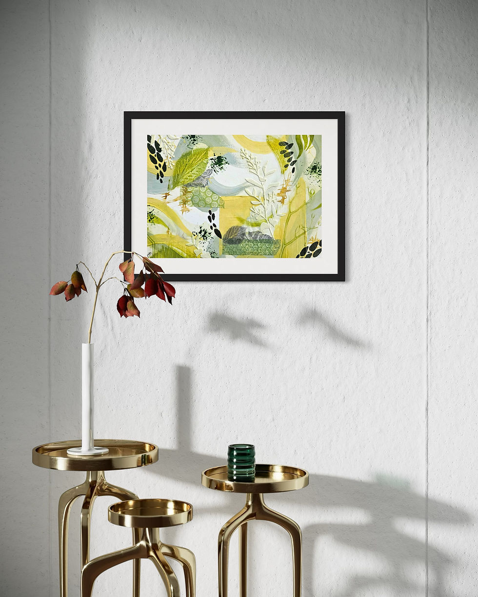 Thumbnail: Limited Edition Prints: Spring from the Seasons Collection. Room placement view.