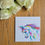 Thumbnail: Rainbow unicorn greetings card, flay lay presentation