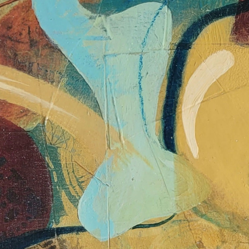 Thumbnail: Close up detail of Chronos II, an abstract exploring the theme of Time