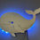 Miniature : Lampe murale Baleine en bois