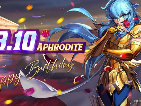 10 de março é o aniversário de Afrodite de Peixes!!🎁