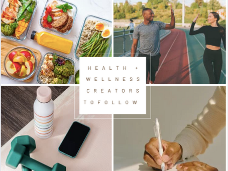 Health + Wellness Creators to Follow