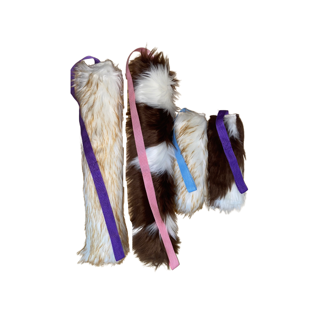 Faux fur chaser tug Small