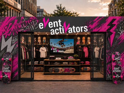 Storefront hire retail pop-up mobile showroom UK Event Activators.