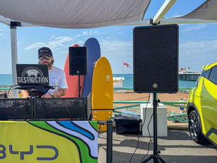 BYD EV Rally DJ