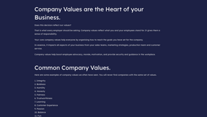 Finding Value in Your Company.