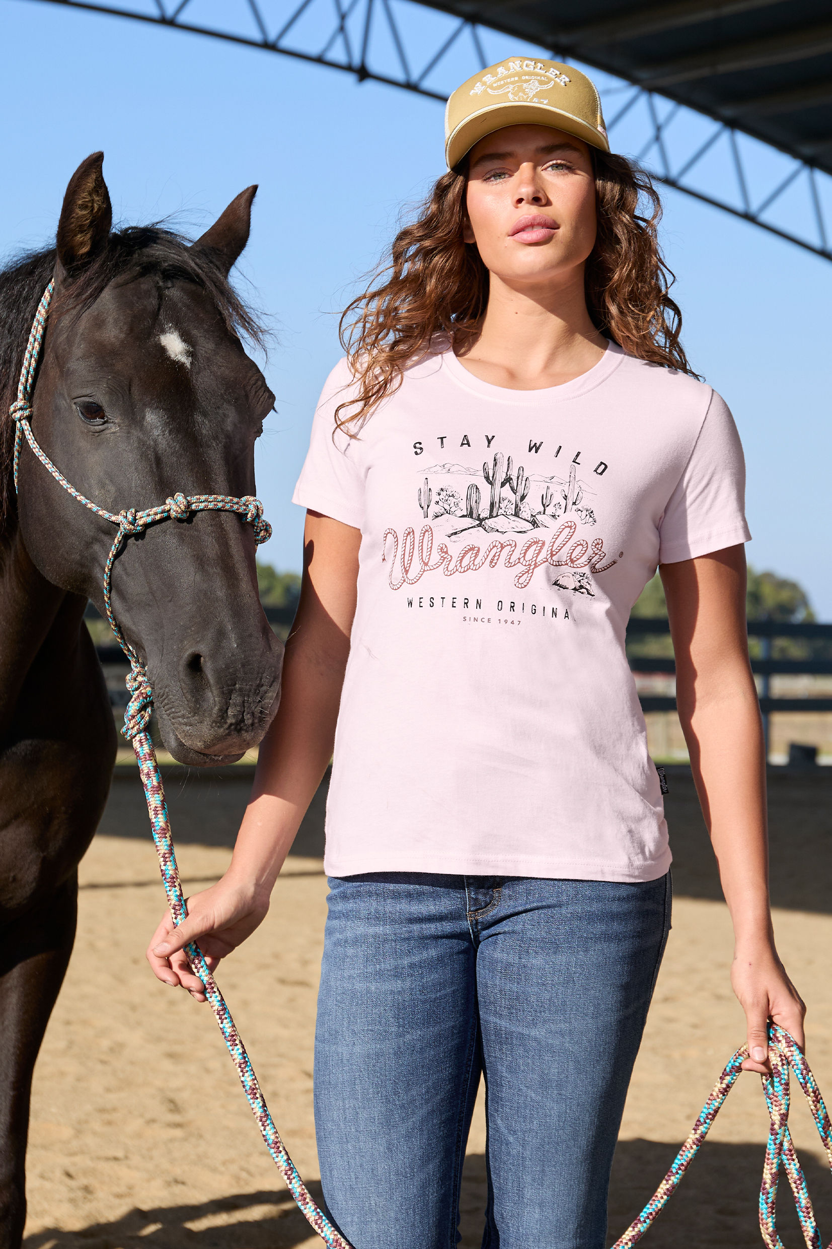 Women's Wrangler Tahlia SS Tee - Blush