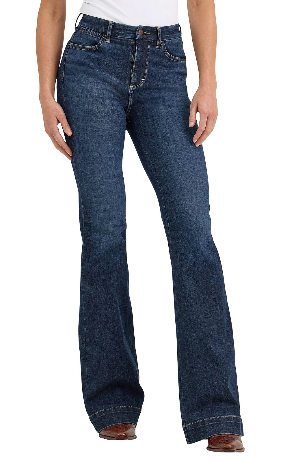 Thumbnail: Wrangler High Rise Bespoke Trouser Jean 32" Leg