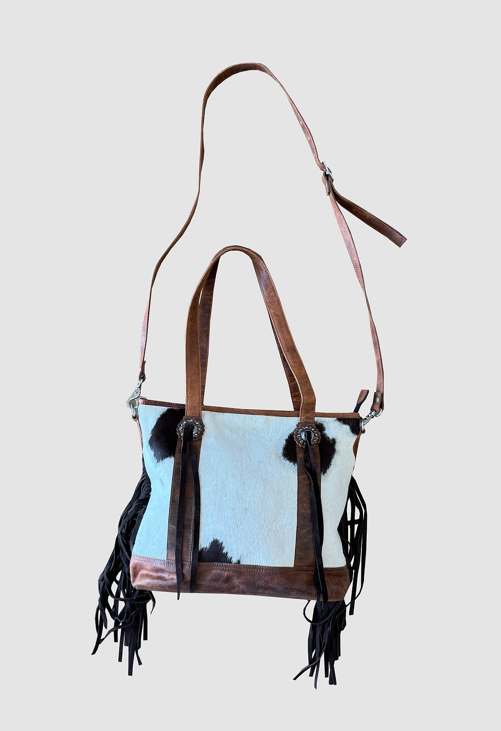 Thumbnail: Virginia Hair On Hide Tote Bag