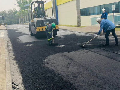 Pavimentadora de asfalto