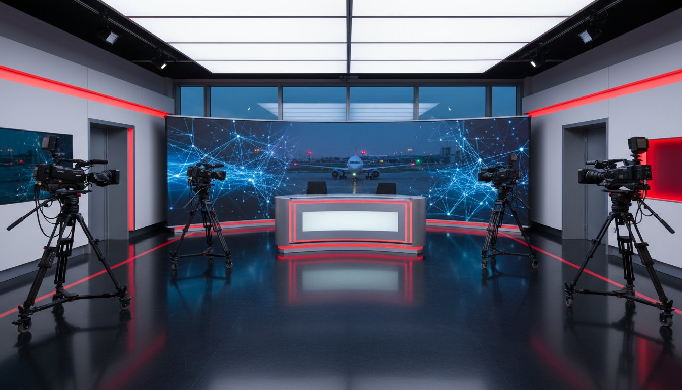Professional Studio near Brussels Airport: High-End Broadcast & Webinar Facilities