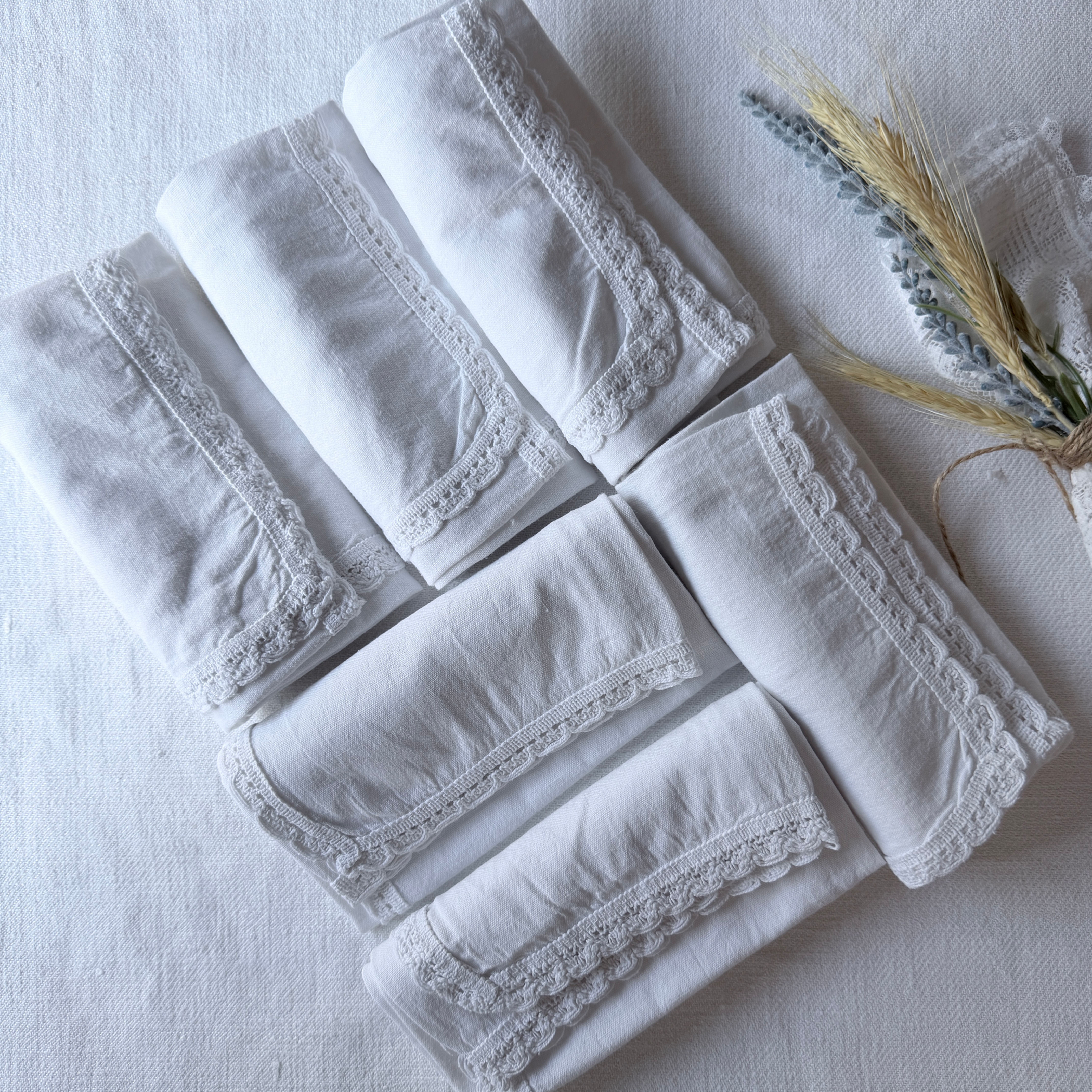 LIA | Parure de 6 serviettes de table