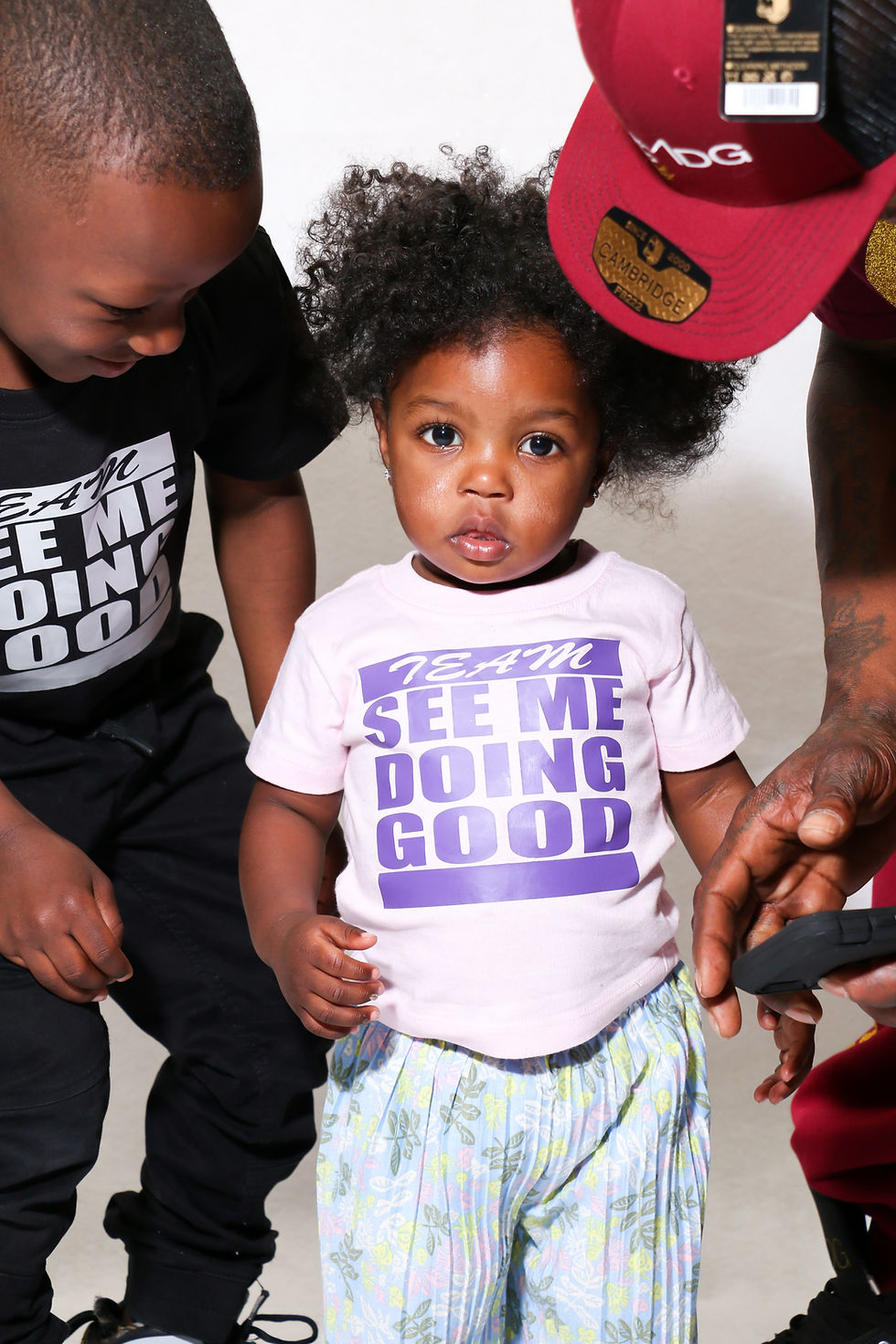Kids Assorted Colors T-Shirts/ with matching headband-$25