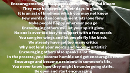 Encourage Others